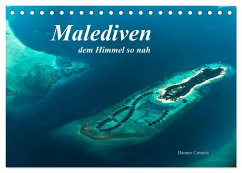 Malediven - dem Himmel so nah (Tischkalender 2024 DIN A5 quer), CALVENDO Monatskalender