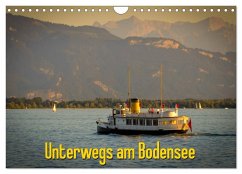 Unterwegs am Bodensee (Wandkalender 2024 DIN A4 quer), CALVENDO Monatskalender