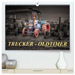 Trecker - Oldtimer (hochwertiger Premium Wandkalender 2024 DIN A2 quer), Kunstdruck in Hochglanz