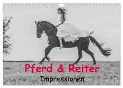 Pferd & Reiter - Impressionen (Wandkalender 2024 DIN A4 quer), CALVENDO Monatskalender