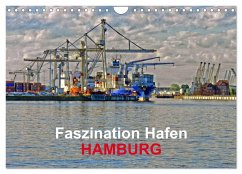 Faszination Hafen - Hamburg (Wandkalender 2024 DIN A4 quer), CALVENDO Monatskalender - URSfoto