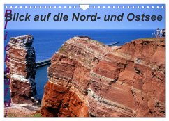 Blick auf die Nord-und Ostsee (Wandkalender 2024 DIN A4 quer), CALVENDO Monatskalender - reupert, lothar