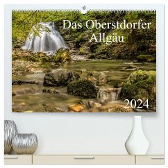 Das Oberstdorfer Allgäu (hochwertiger Premium Wandkalender 2024 DIN A2 quer), Kunstdruck in Hochglanz - Wenk, Michael