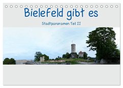 Bielefeld gibt es! Stadtpanoramen Teil 2 (Tischkalender 2024 DIN A5 quer), CALVENDO Monatskalender