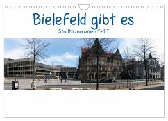 Bielefeld gibt es! Stadtpanoramen (Wandkalender 2024 DIN A4 quer), CALVENDO Monatskalender