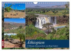 Äthiopien - 13 Monate Sonnenschein (Wandkalender 2024 DIN A4 quer), CALVENDO Monatskalender
