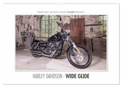Emotionale Momente: Harley Davidson - Wide Glide / CH-Version (Wandkalender 2024 DIN A2 quer), CALVENDO Monatskalender - Gerlach, Ingo
