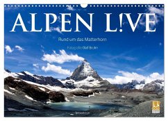 Alpen live - Rund um das Matterhorn (Wandkalender 2024 DIN A3 quer), CALVENDO Monatskalender - Bruhn, Olaf