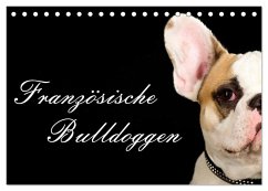 Französische Bulldoggen (Tischkalender 2024 DIN A5 quer), CALVENDO Monatskalender - Noack, Nicole