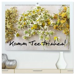 Komm Tee trinken! (hochwertiger Premium Wandkalender 2024 DIN A2 quer), Kunstdruck in Hochglanz - Rau, Heike