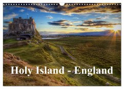 Holy Island - England (Wandkalender 2024 DIN A3 quer), CALVENDO Monatskalender - TJPhotography