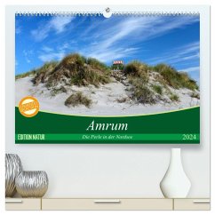 Amrum, die Perle in der Nordsee (hochwertiger Premium Wandkalender 2024 DIN A2 quer), Kunstdruck in Hochglanz - Klenke, Matthias