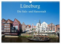Lüneburg - Die Salz- und Hansestadt (Wandkalender 2024 DIN A3 quer), CALVENDO Monatskalender