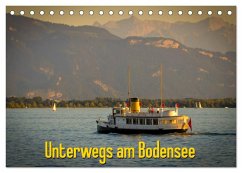 Unterwegs am Bodensee (Tischkalender 2024 DIN A5 quer), CALVENDO Monatskalender