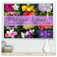Flower Power - Zauberhafte Kübelpflanzen (hochwertiger Premium Wandkalender 2024 DIN A2 quer), Kunstdruck in Hochglanz - Cross, Martina