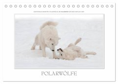 Emotionale Momente: Polarwölfe. / CH-Version (Tischkalender 2024 DIN A5 quer), CALVENDO Monatskalender