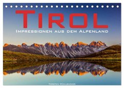 Tirol ¿ Impressionen aus dem Alpenland (Tischkalender 2024 DIN A5 quer), CALVENDO Monatskalender