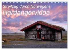 Streifzug durch Norwegens Hardangervidda (Wandkalender 2024 DIN A3 quer), CALVENDO Monatskalender