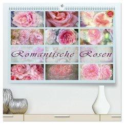 Romantische Rosen (hochwertiger Premium Wandkalender 2024 DIN A2 quer), Kunstdruck in Hochglanz