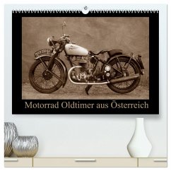 Motorrad Oldtimer aus Österreich (hochwertiger Premium Wandkalender 2024 DIN A2 quer), Kunstdruck in Hochglanz - Siebenhühner, Gabi