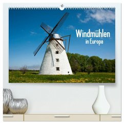 Windmühlen in Europa (hochwertiger Premium Wandkalender 2024 DIN A2 quer), Kunstdruck in Hochglanz