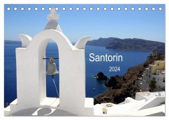 Santorin 2024 (Tischkalender 2024 DIN A5 quer), CALVENDO Monatskalender