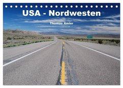 USA - Nordwesten (Tischkalender 2024 DIN A5 quer), CALVENDO Monatskalender