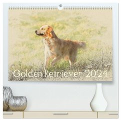 Golden Retriever 2024 (hochwertiger Premium Wandkalender 2024 DIN A2 quer), Kunstdruck in Hochglanz