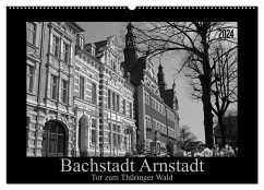 Bachstadt Arnstadt ¿ Tor zum Thüringer Wald (Wandkalender 2024 DIN A2 quer), CALVENDO Monatskalender