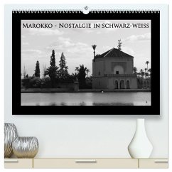 Marokko - Nostalgie in schwarz-weiss (hochwertiger Premium Wandkalender 2024 DIN A2 quer), Kunstdruck in Hochglanz - Schiffer, Michaela