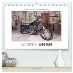Emotionale Momente: Harley Davidson - Wide Glide / CH-Version (hochwertiger Premium Wandkalender 2024 DIN A2 quer), Kunstdruck in Hochglanz - Gerlach, Ingo