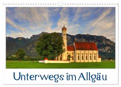 Unterwegs im Allgäu (Wandkalender 2024 DIN A3 quer), CALVENDO Monatskalender