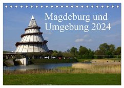 Magdeburg und Umgebung 2024 (Tischkalender 2024 DIN A5 quer), CALVENDO Monatskalender - Bussenius, Beate