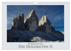 Wunder aus Fels - Die Dolomiten II (Wandkalender 2024 DIN A4 quer), CALVENDO Monatskalender