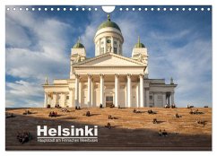 Helsinki - Hauptstadt am Finnischen Meerbusen (Wandkalender 2024 DIN A4 quer), CALVENDO Monatskalender