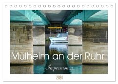 Mülheim an der Ruhr - Impressionen (Tischkalender 2024 DIN A5 quer), CALVENDO Monatskalender - Hebgen, Peter