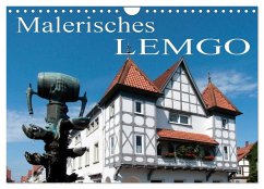 Malerisches Lemgo (Wandkalender 2024 DIN A4 quer), CALVENDO Monatskalender
