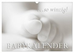 ...so winzig - Babykalender (Wandkalender 2024 DIN A3 quer), CALVENDO Monatskalender