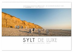 Emotionale Momente: Sylt de Luxe - die schönste deutsche Insel. (Wandkalender 2024 DIN A2 quer), CALVENDO Monatskalender