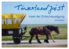 Töwerland Juist (Tischkalender 2024 DIN A5 quer), CALVENDO Monatskalender
