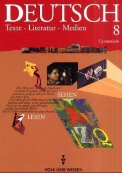 Klasse 8, Ausgabe Gymnasium / Deutsch, Texte - Literatur - Medien, neue Rechtschreibung