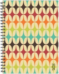 Rad Retro 2024 6.5 X 8.5 Softcover Weekly Planner - Willow Creek Press