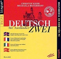 Deutsch Zwei für Ausländer, 1 CD-ROM in Jewelbox / MultiLingua, CD-ROMs