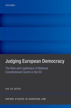 Judging European Democracy - de Boer, Nik