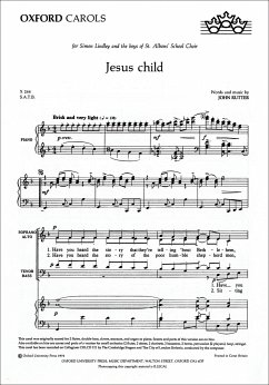 Jesus Child for mixed chorus and piano score