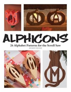 Alphicons: 28 Alphabet Patterns for the Scroll Saw - Ess, David van
