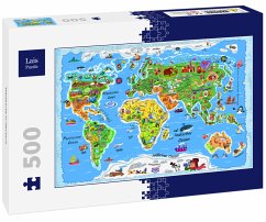 Cover Lais Puzzle Weltkarte in deutsch 500 Teile