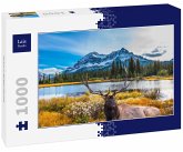 Lais Puzzle Hirsch in Berglandschaft 1000 Teile
