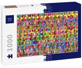 Lais Puzzle Unmögliche, sehr schwierige, psychedelische Farben 1000 Teile