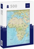Lais Puzzle Landkarte Afrika 500 Teile